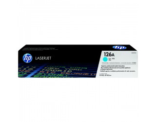 HP 126A Cyan Original LaserJet Toner Cartridge (CE311A) (1K)